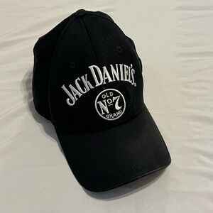 Jack Daniels Black and White Logo Cap